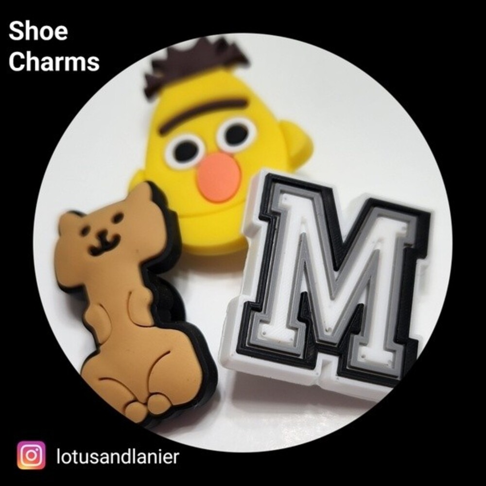 Shoe Charms "Bert" Shoe Charms Set of 3